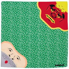 むす美 風呂敷 ししまい・泥棒 48cm